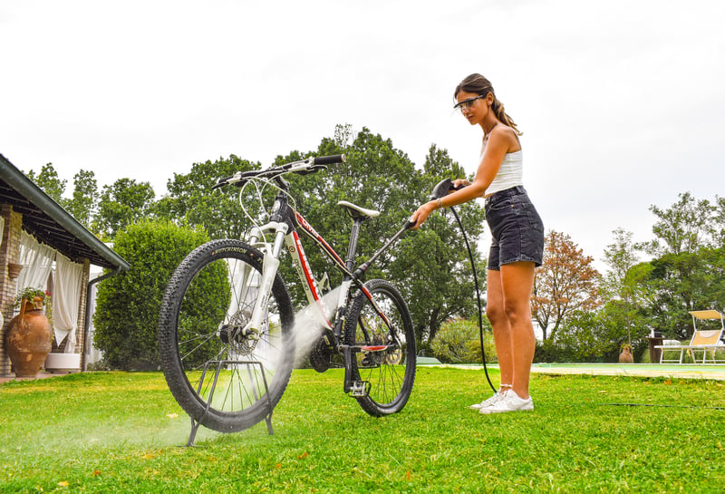 Utilizzo federica bicicletta