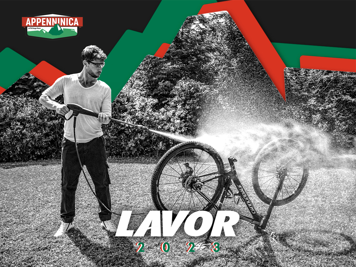 Puliti alla meta: Lavor partner di Appenninica per il Bike Washing della gara