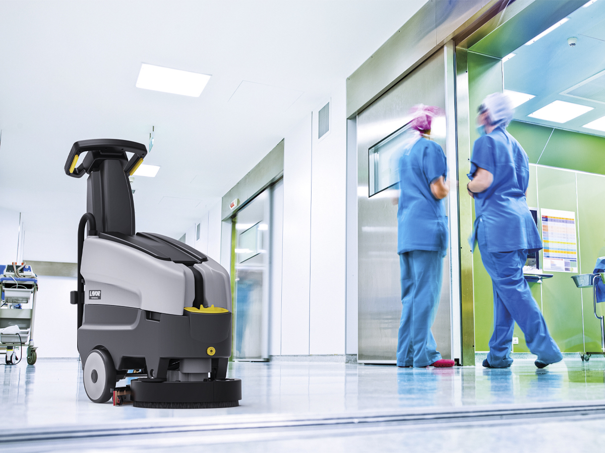 floor care of hospitals and healthcare facilities